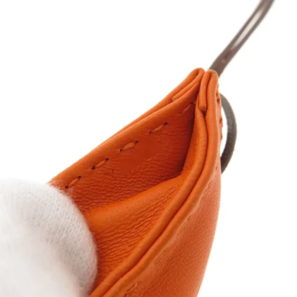 Hermès Vintage Pre-owned Fabric key-holders Orange Dames
