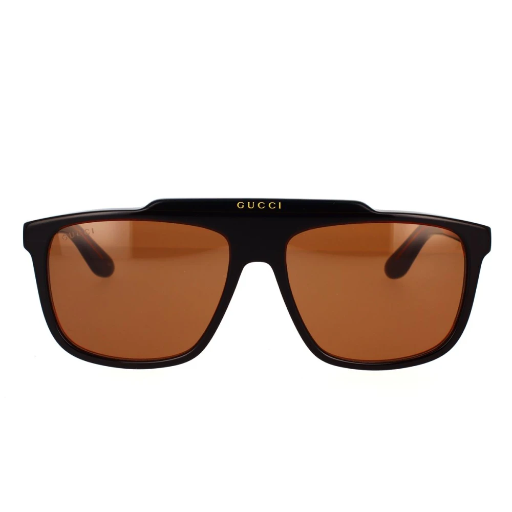 Gucci Stiliga solglasögon med överlägsen design Black, Herr