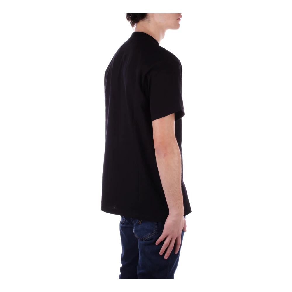 Carhartt WIP Zwart Logo Voorzak T-shirt Black Heren