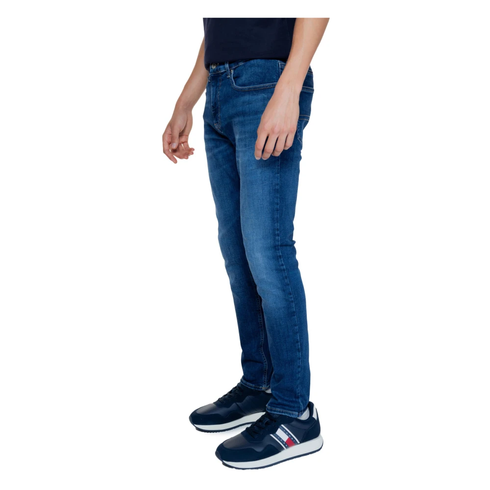 Tommy Jeans Blauwe Zip & Button Jeans met Zakken Blue Heren