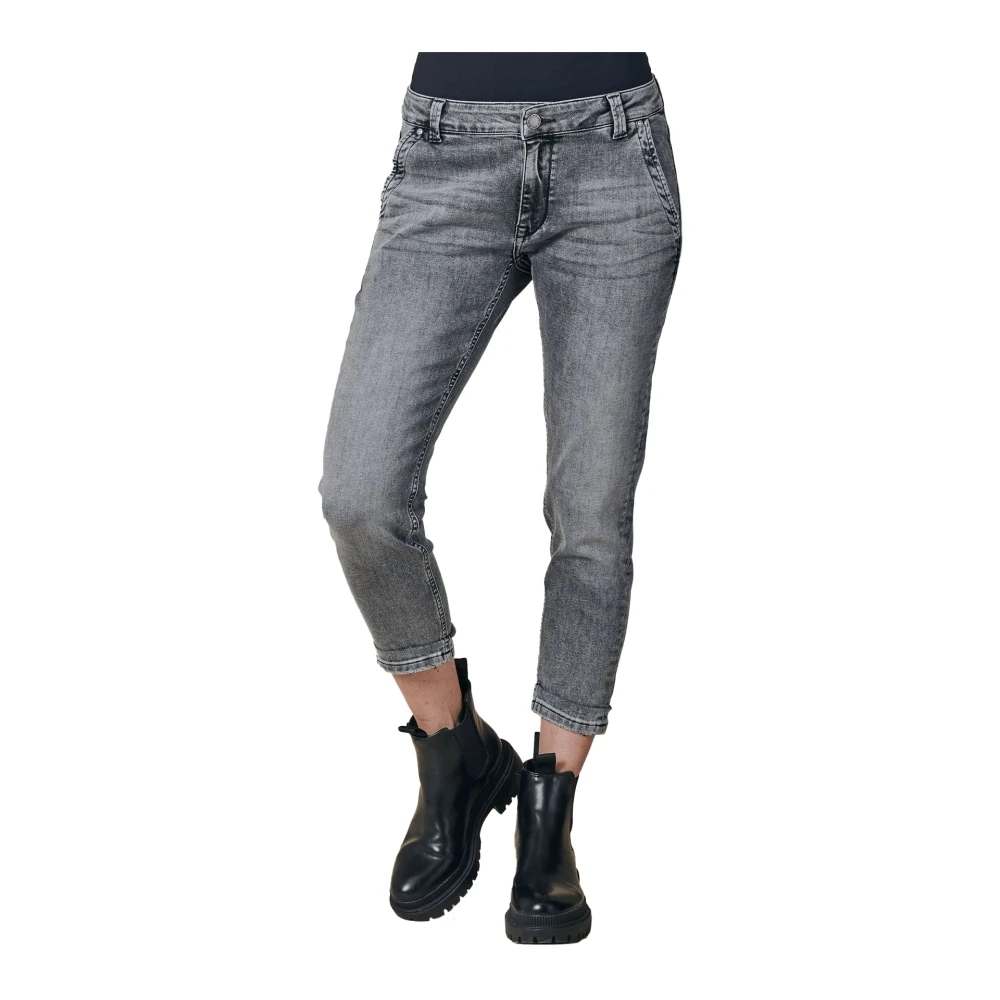 Zhrill Slim Fit Jeans Grijs Gray Dames