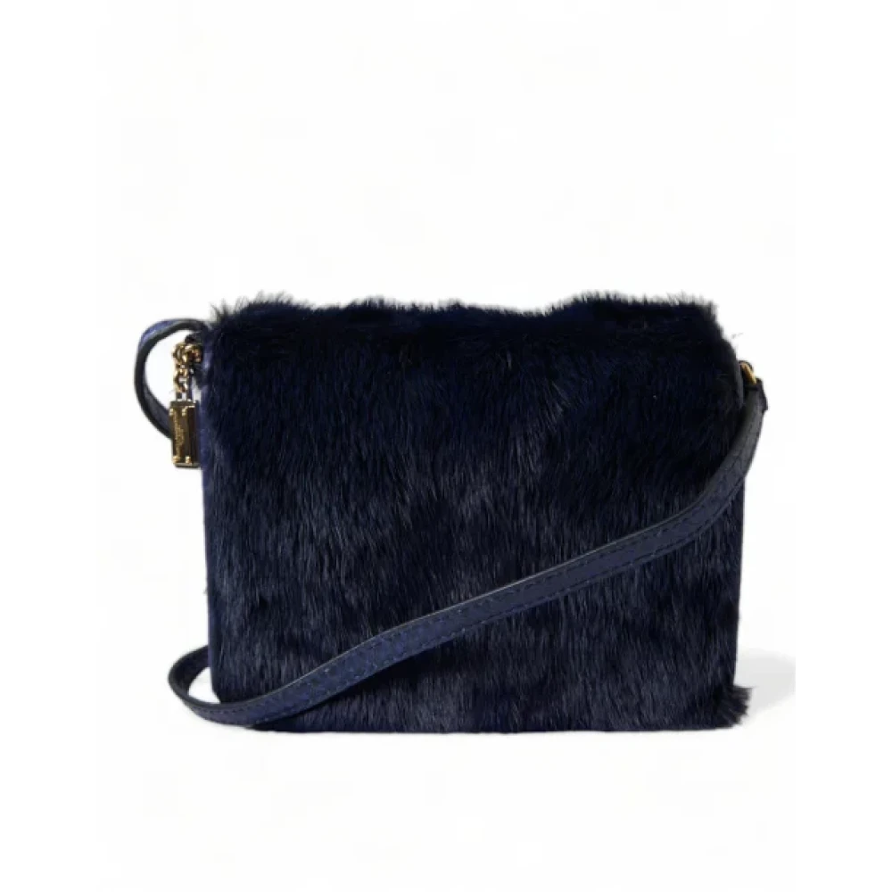 Dolce & Gabbana Pre-owned Leather shoulder-bags Blue Dames