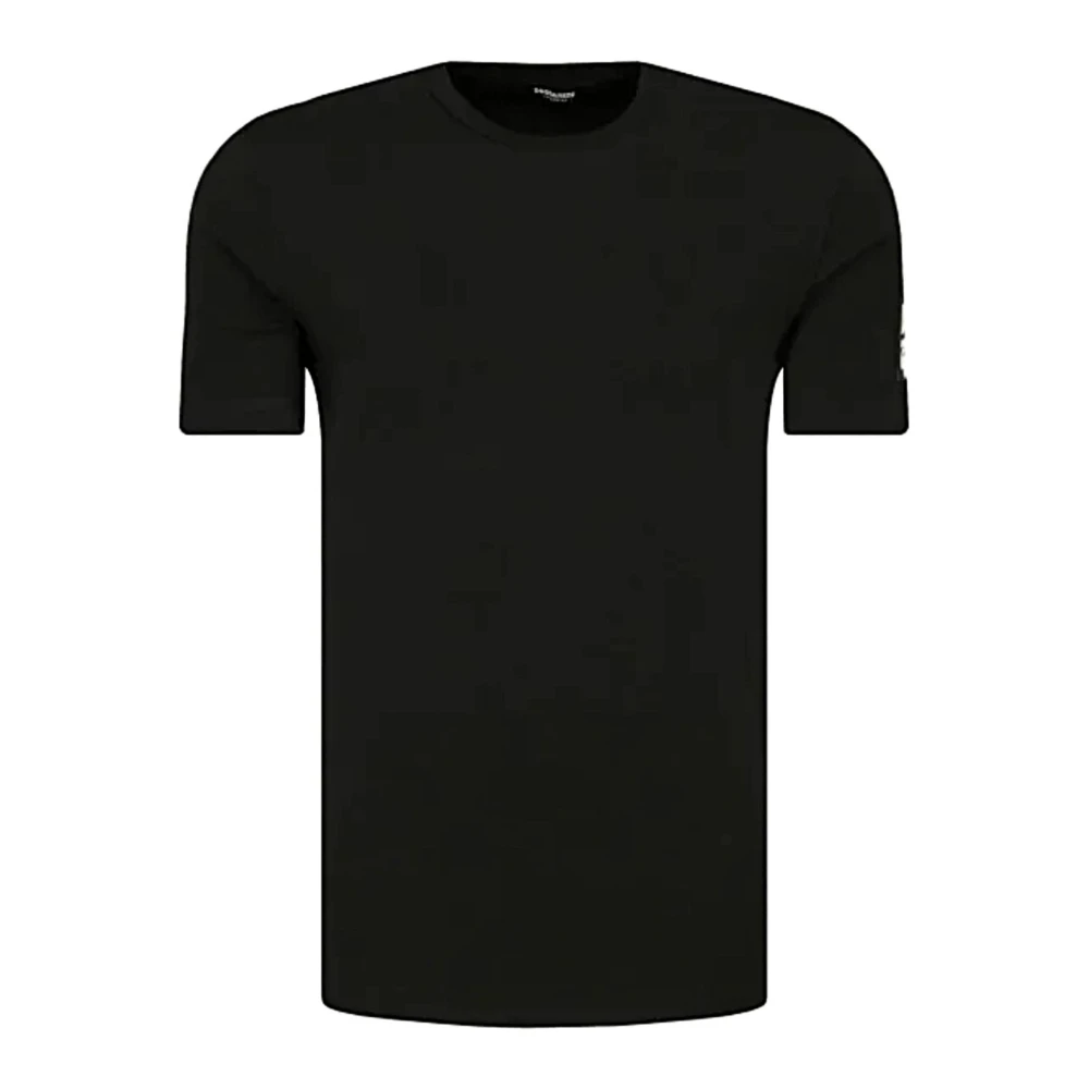 Dsquared2 Black T-Shirts, Male, S, T-Shirt