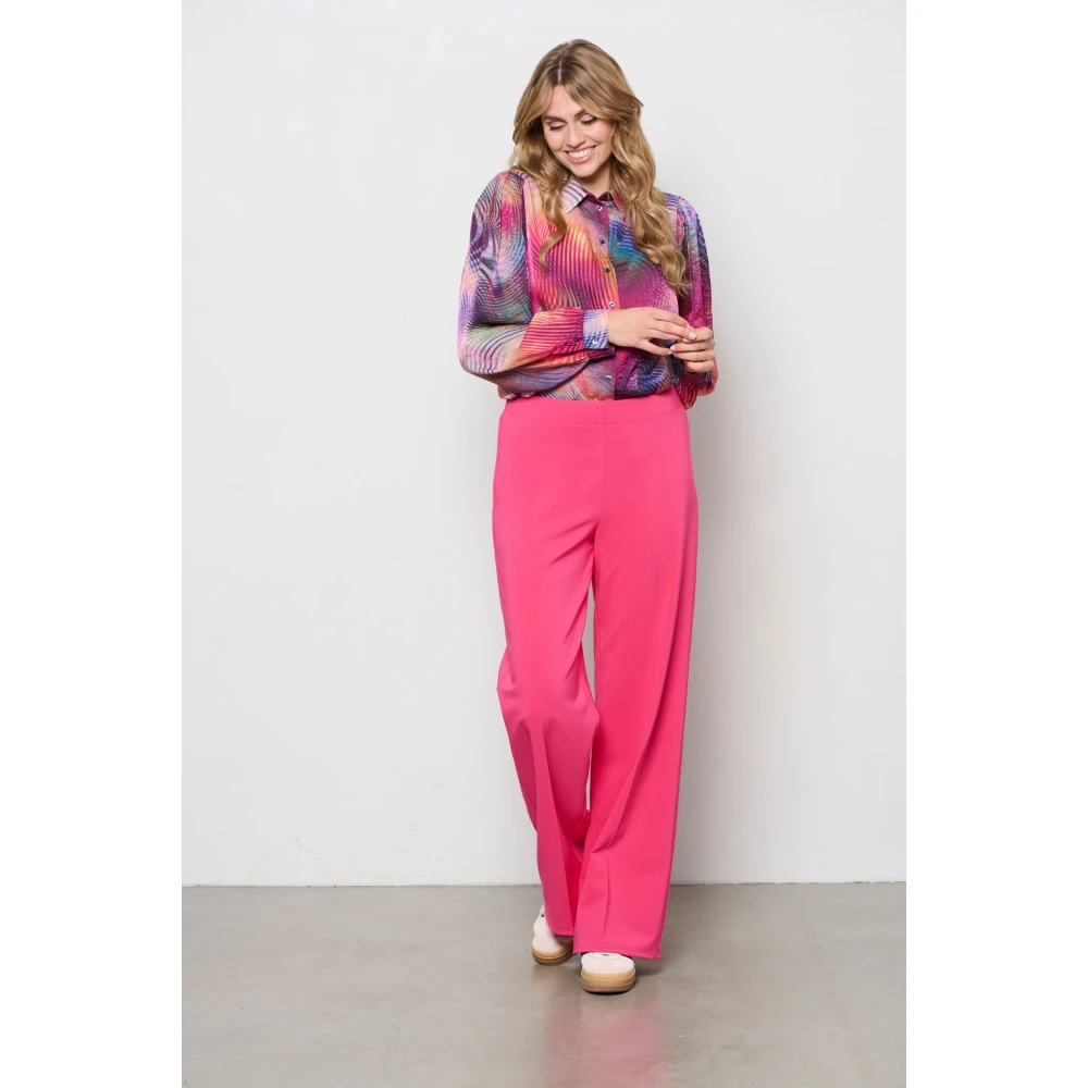 &Co Woman Oversized geruite overhemd Multicolor Dames