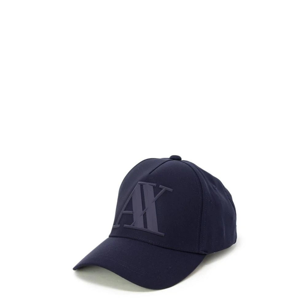Armani Exchange Men's Blue Baseball Hat With Ax Logo