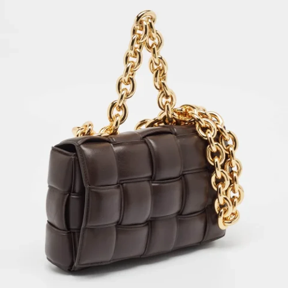 Bottega Veneta Vintage Pre-owned Leather shoulder-bags Brown Dames