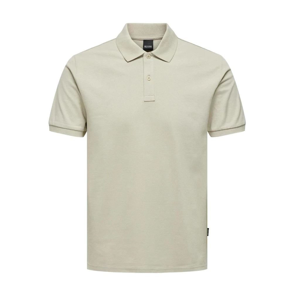 Only & Sons Klassieke Polo Gray Heren