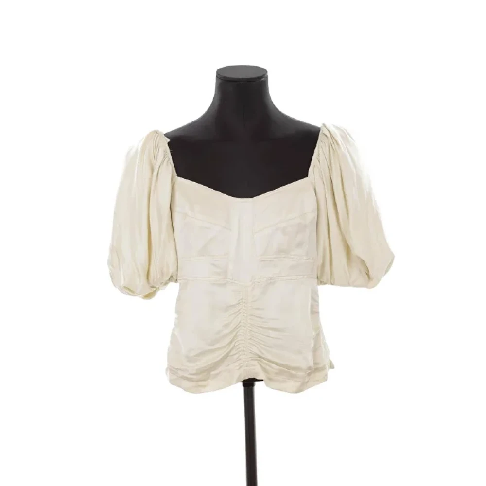 Isabel Marant Pre-owned Silk tops White Dames