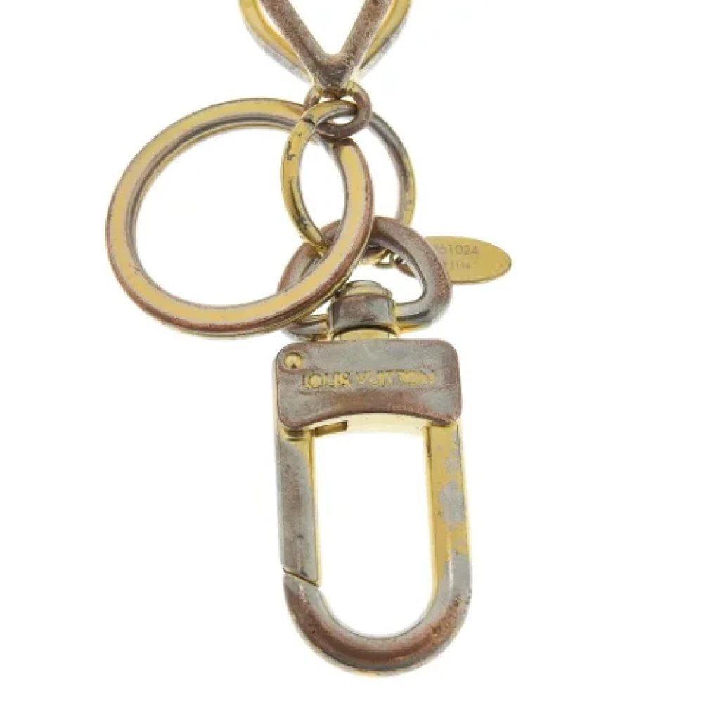 Louis Vuitton Vintage Pre-owned Metal key-holders Yellow Dames