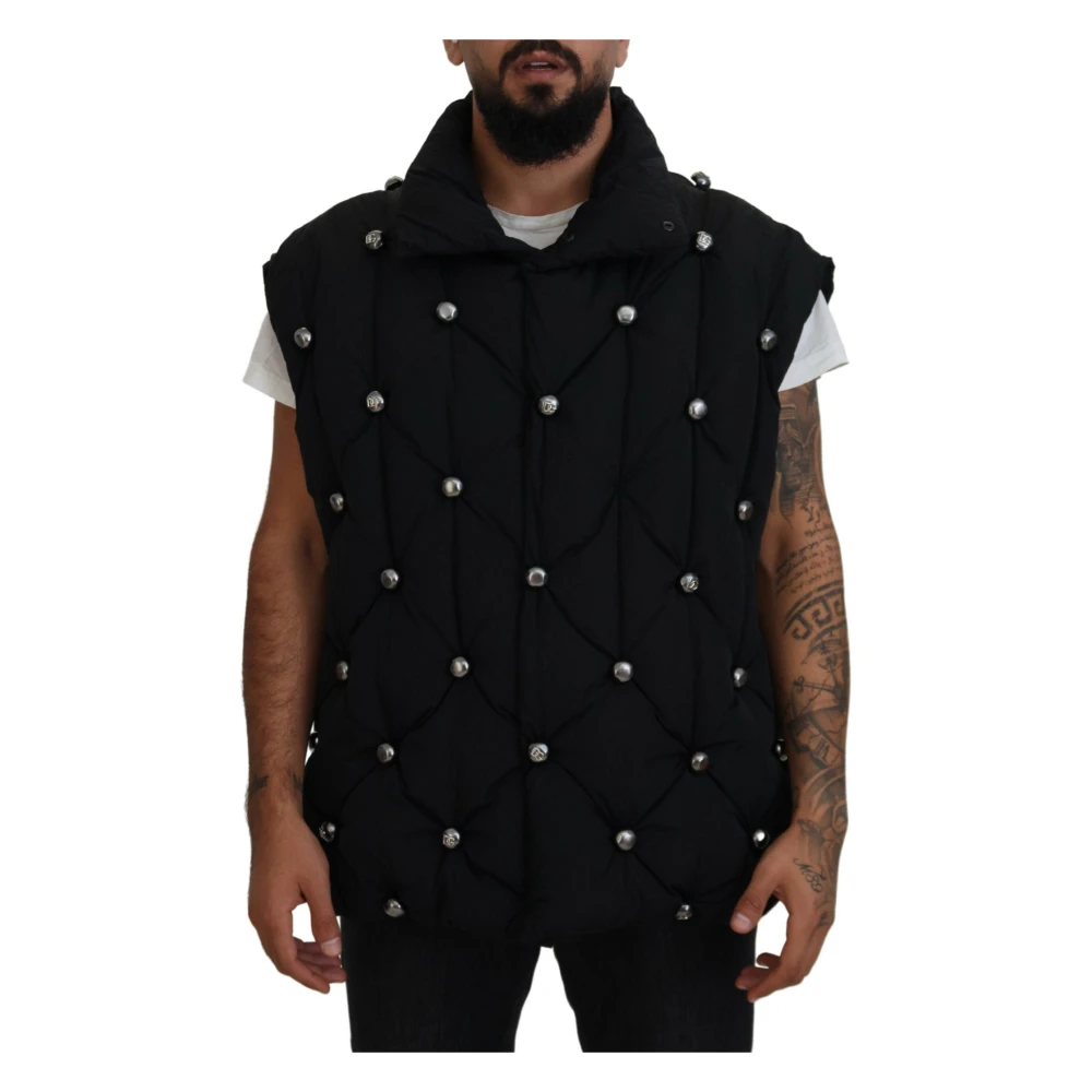 Dolce & Gabbana Uomo Nero Giacche, L, New,