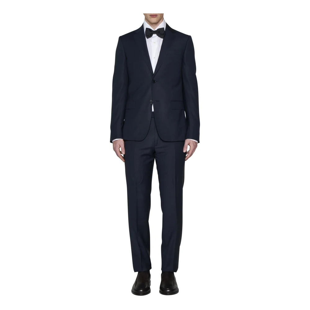 Ermenegildo Zegna Blauwe Jurk Regular Fit Blue Heren