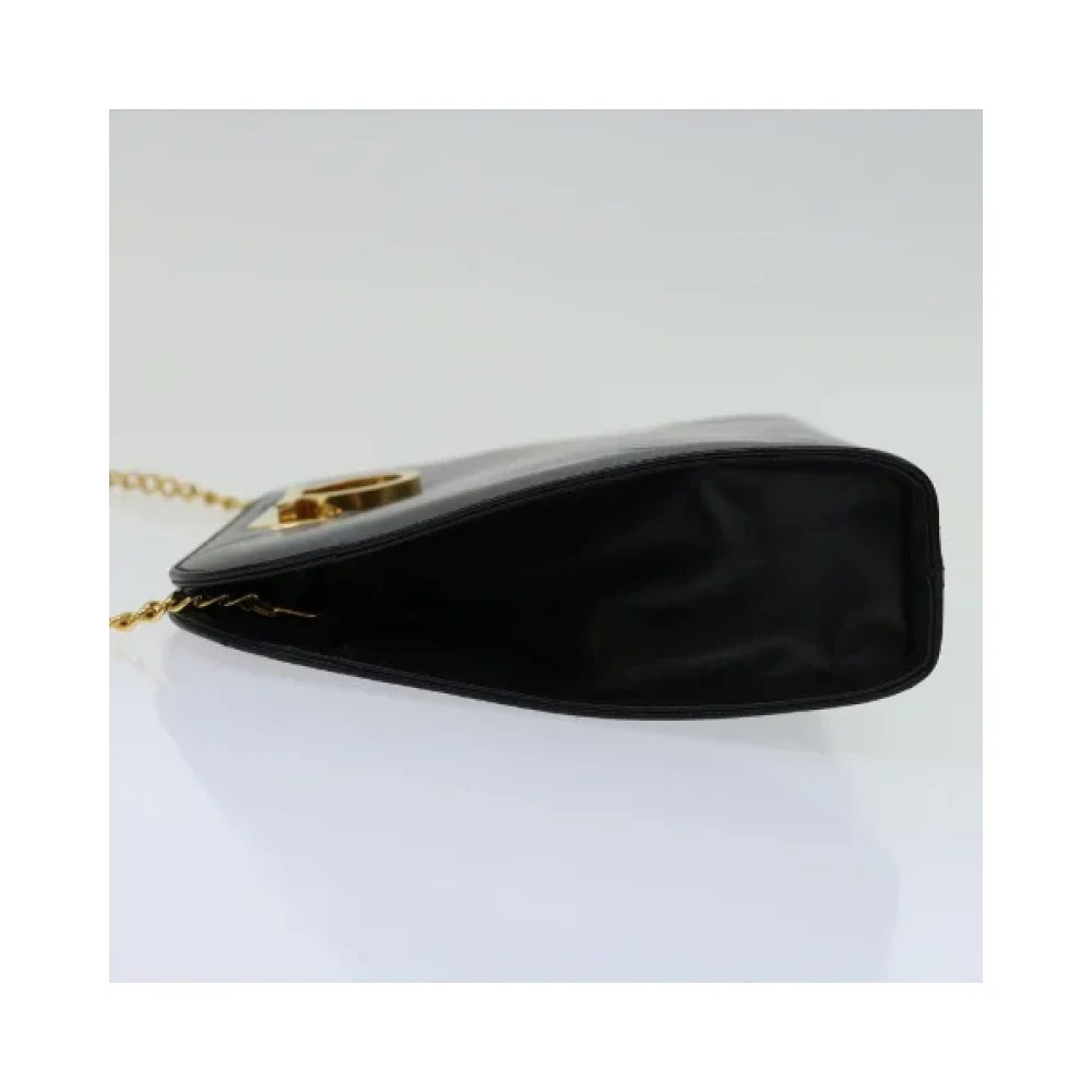 Salvatore Ferragamo Pre-owned Leather shoulder-bags Black Dames
