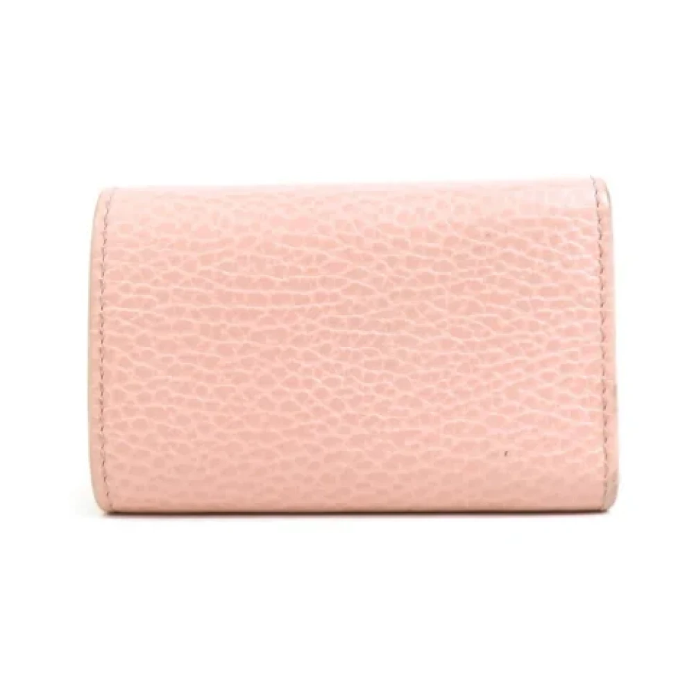 Gucci Vintage Pre-owned Leather key-holders Pink Dames