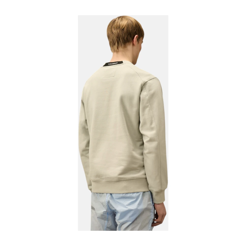 C.P. Company Ronde hals sweatshirt met vos detail Gray Heren