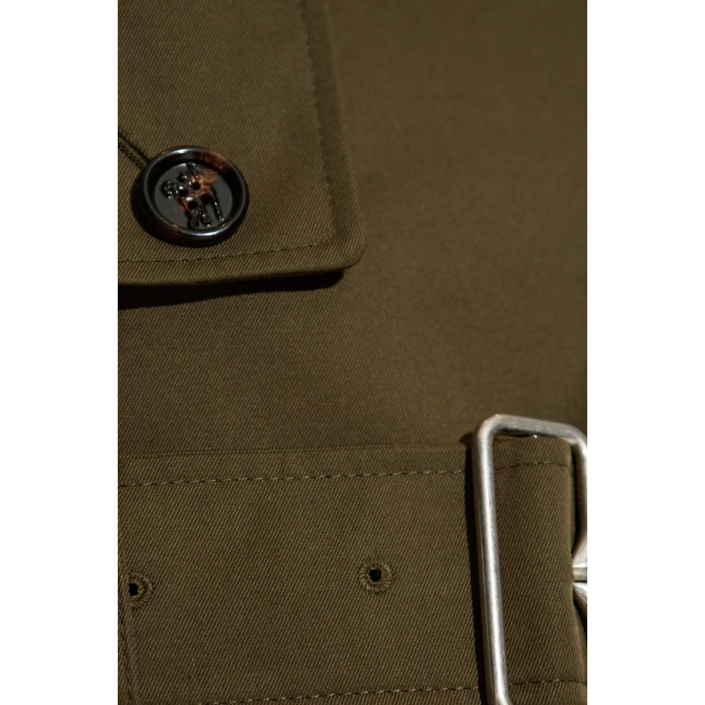 Burberry Katoenen trenchcoat Green Dames