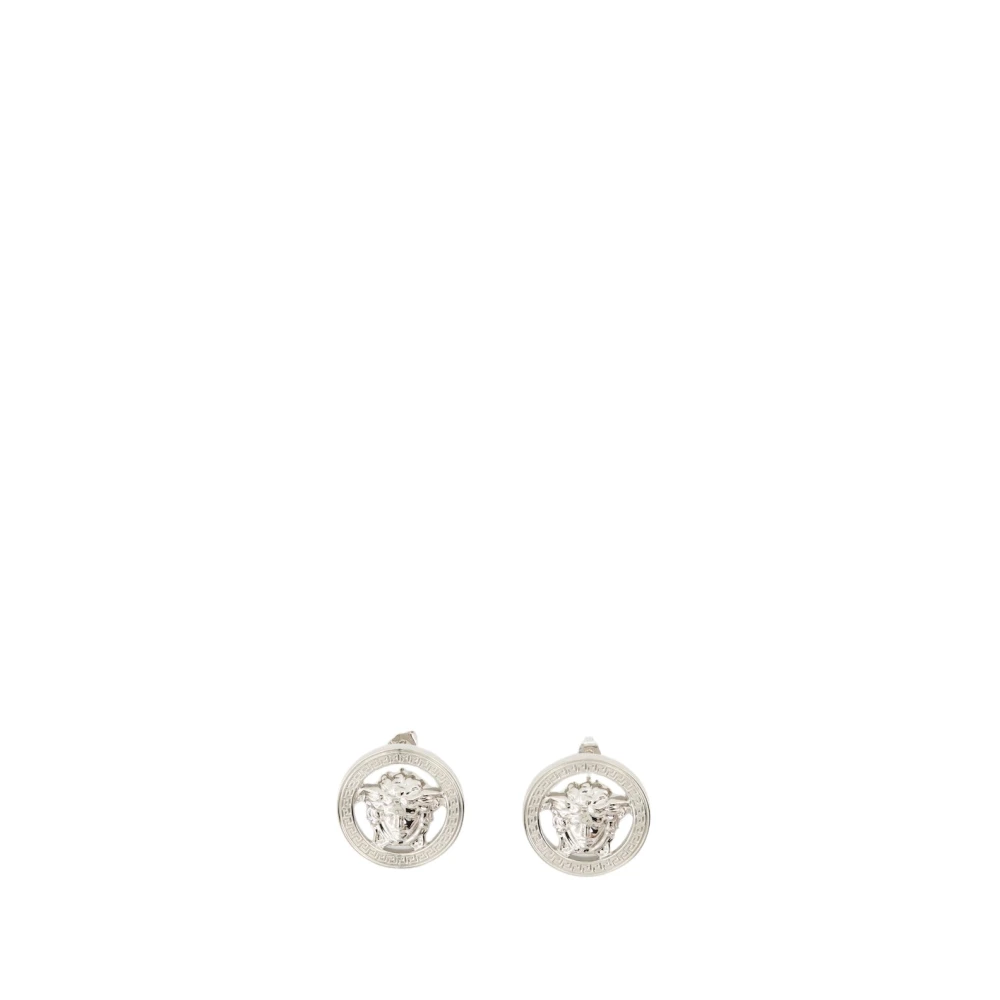 Versace Femme Gris Accessoires, Taille: One Size Boucles D'oreilles Medusa '95