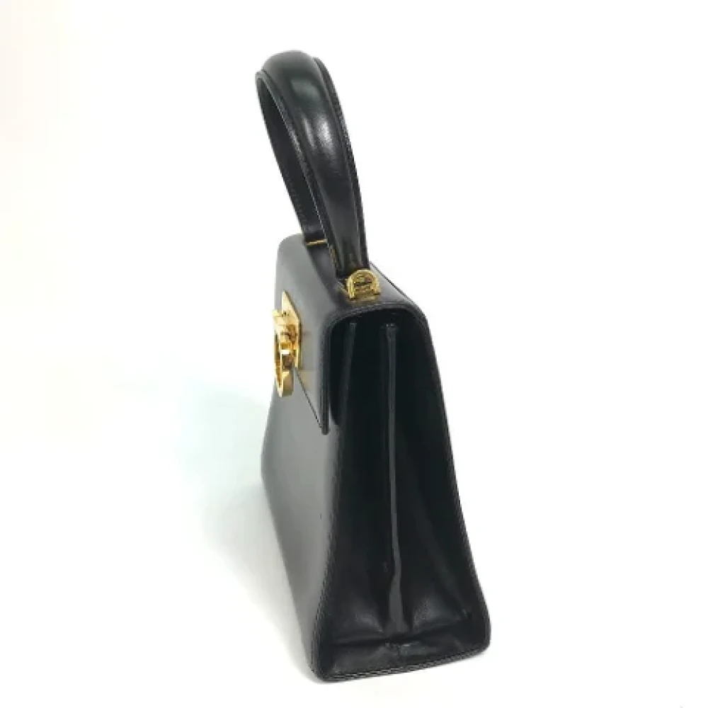 Salvatore Ferragamo Pre-owned Leather handbags Black Dames
