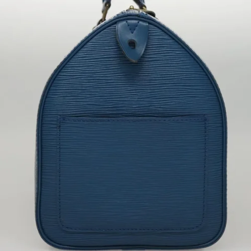 Louis Vuitton Vintage Pre-owned Leather handbags Blue Dames