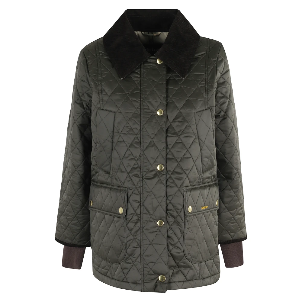 Barbour Damen Grün Modern Beadnell Quilt Jacket