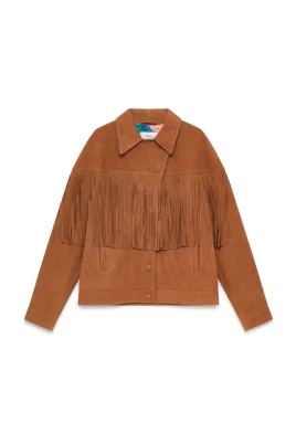 Mjuk Suede Vadderad Kappa