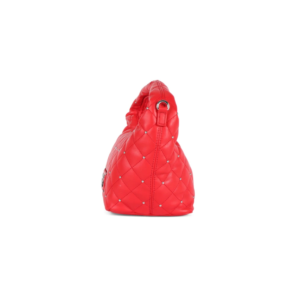 Versace Jeans Couture Gewatteerde handtas met mini studs Red Dames