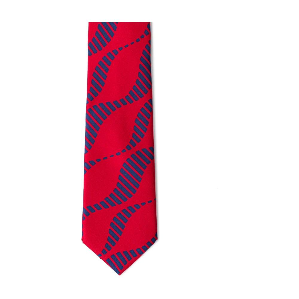 Giorgio Armani Rode Zijden Stropdas Elegante Stijl Red Heren
