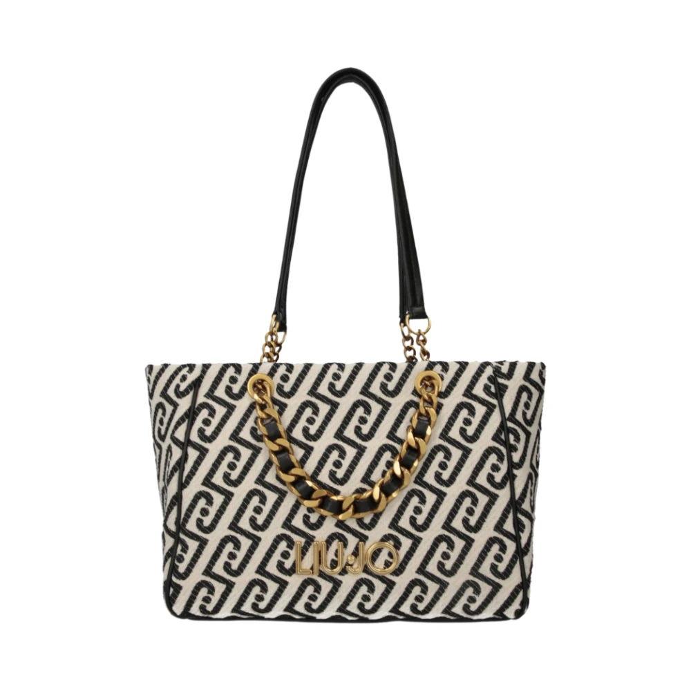 Liu Jo Vrouw Multicolor Tassen Dames, Veelkleurig, One Size, Leer, Monogram Shopping Tote