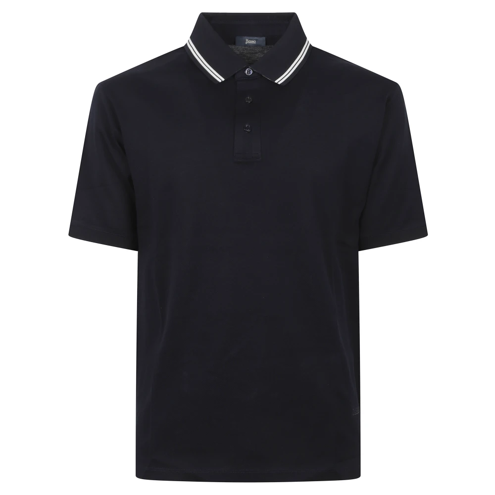 Herno Men's Blue Polo Shirts, Xl, T-Shirts And Polos