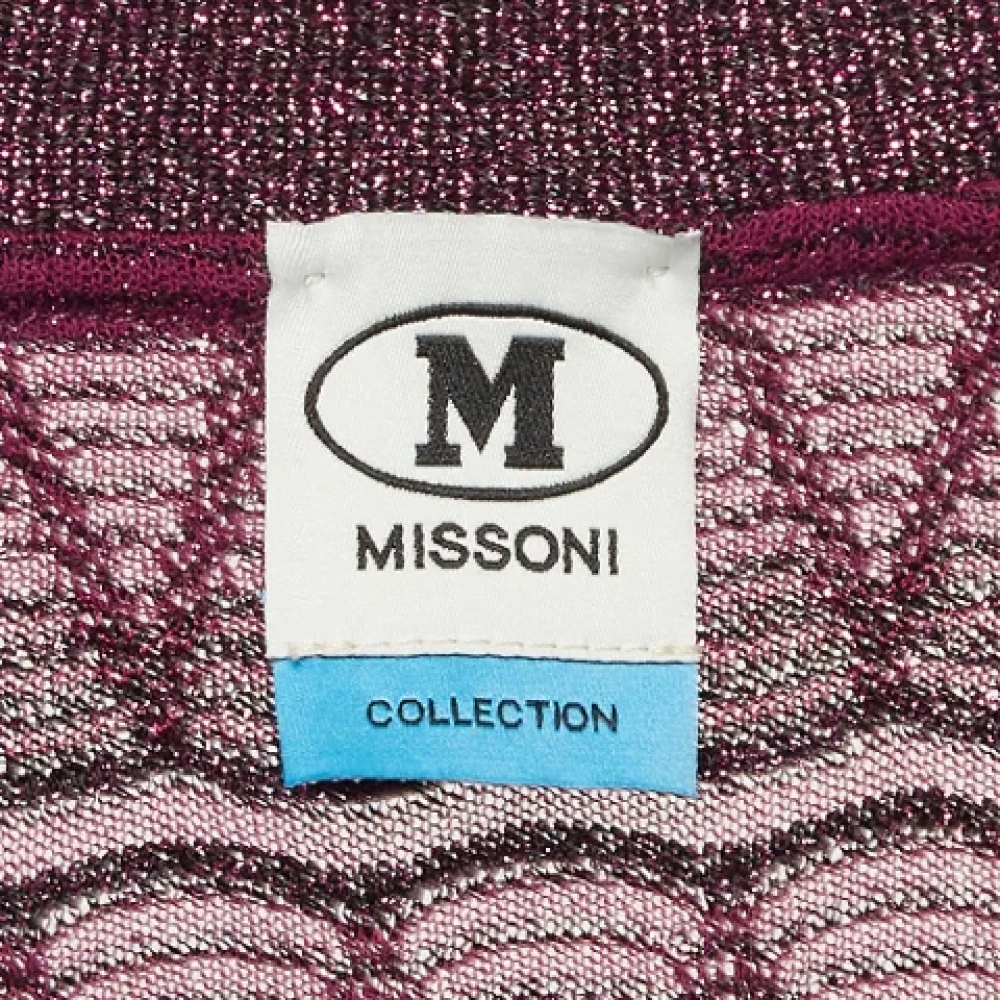 Missoni Pre-owned Fabric dresses Purple Dames