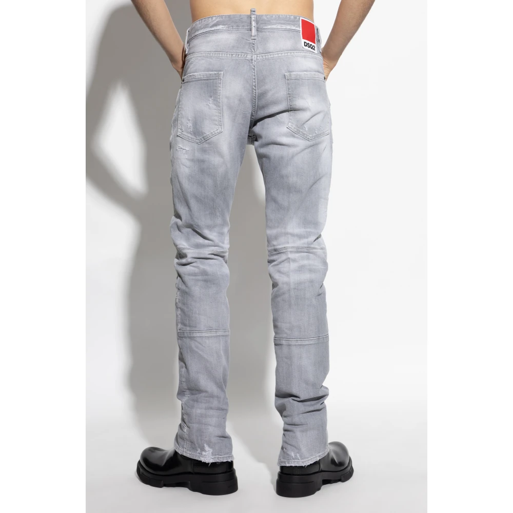 Dsquared2 Tapered leg jeans Gray Heren