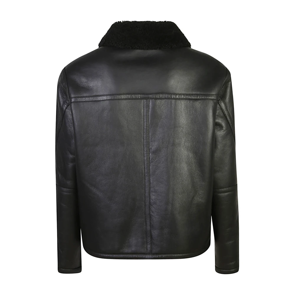 Calvin Klein Zwarte Parka Jas voor Mannen Black Heren