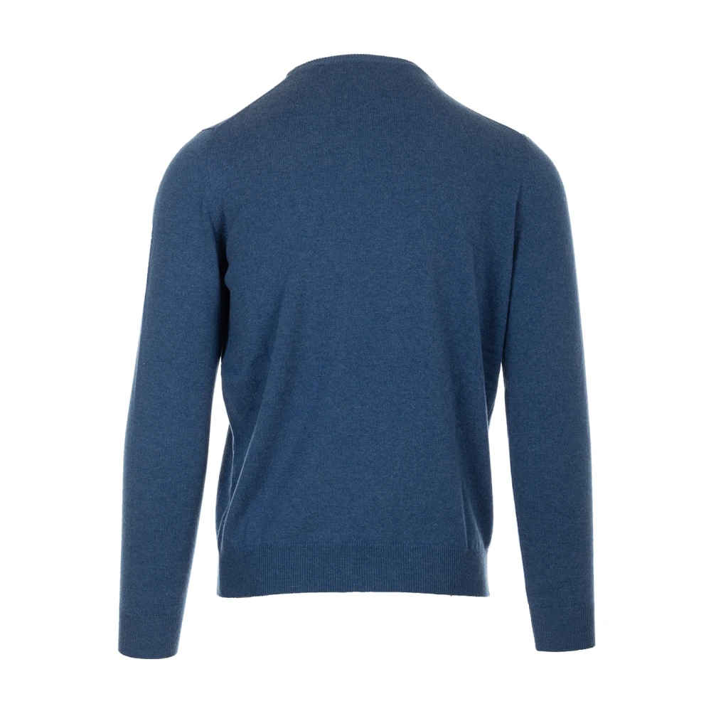 Kangra Denim Sweater Blue Heren
