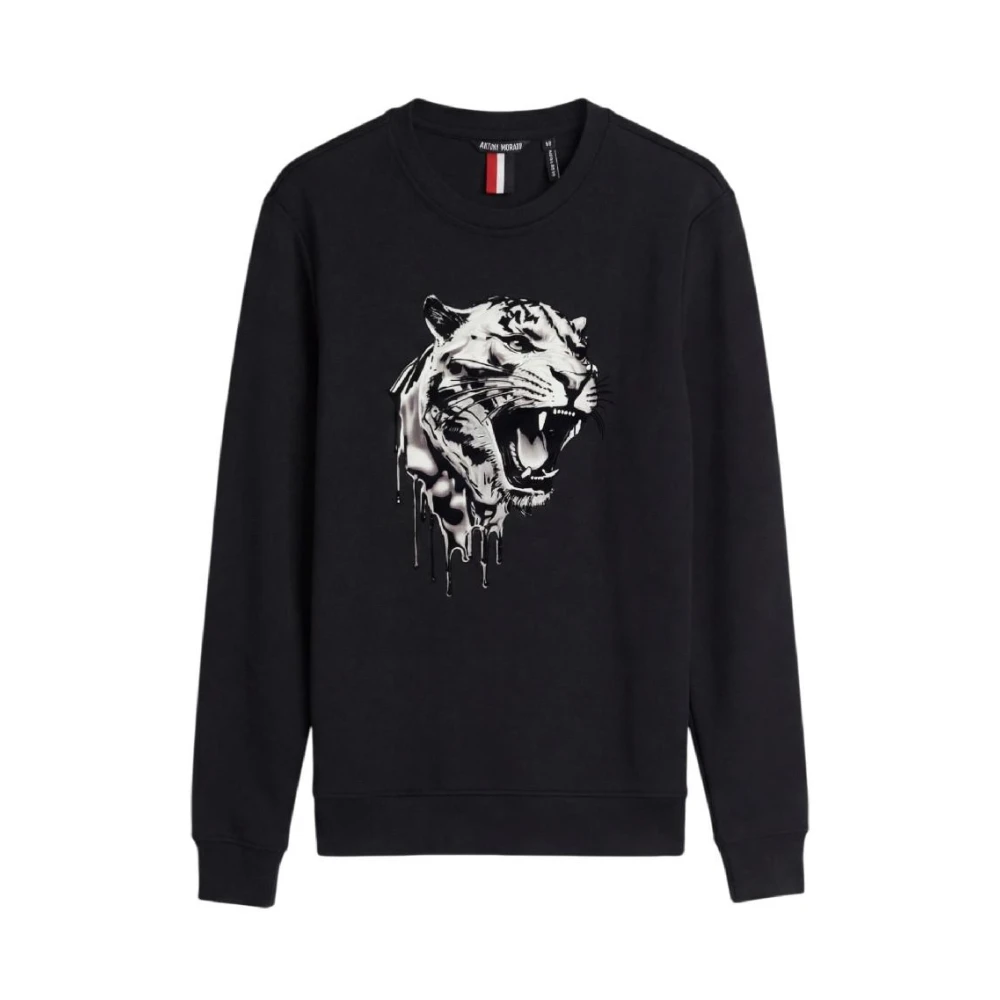 Antony Morato Men's Black Crew Neck Sweatshirt - Sweatshirts - S - Sweatshirts & Hoodies