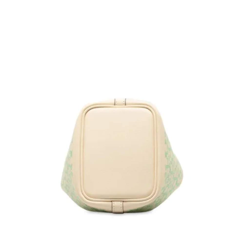 Hermès Vintage Pre-owned Fabric handbags Green Dames
