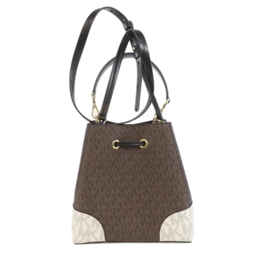 Michael Kors Pre-owned Plastic handbags Brown Dames