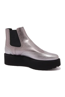 Beatles Silver Metallic Effect Boot