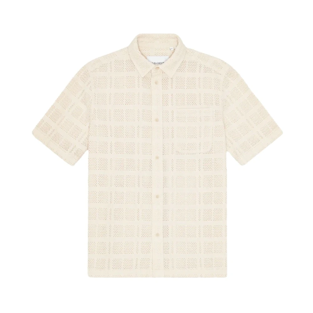 Les Deux Men's Beige Short Sleeve Shirts, S, Charlie Ss Shirt
