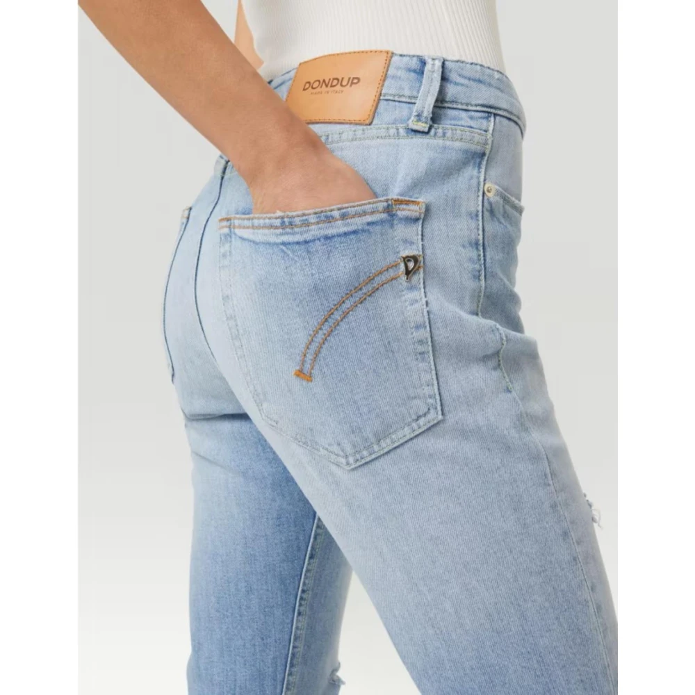 Dondup Open Mandy Orlo Jeans Blue Dames