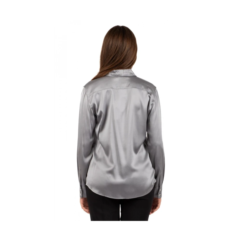 Max Mara Dames Overhemd Stijlvol Gray Dames