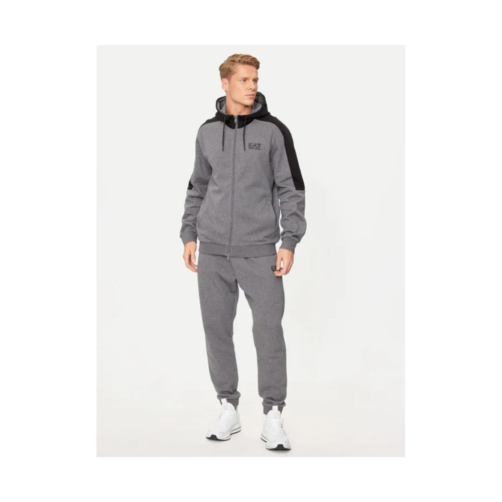 Emporio Armani EA7 RTW Grijs Stijlvolle Sportkleding Gray Heren