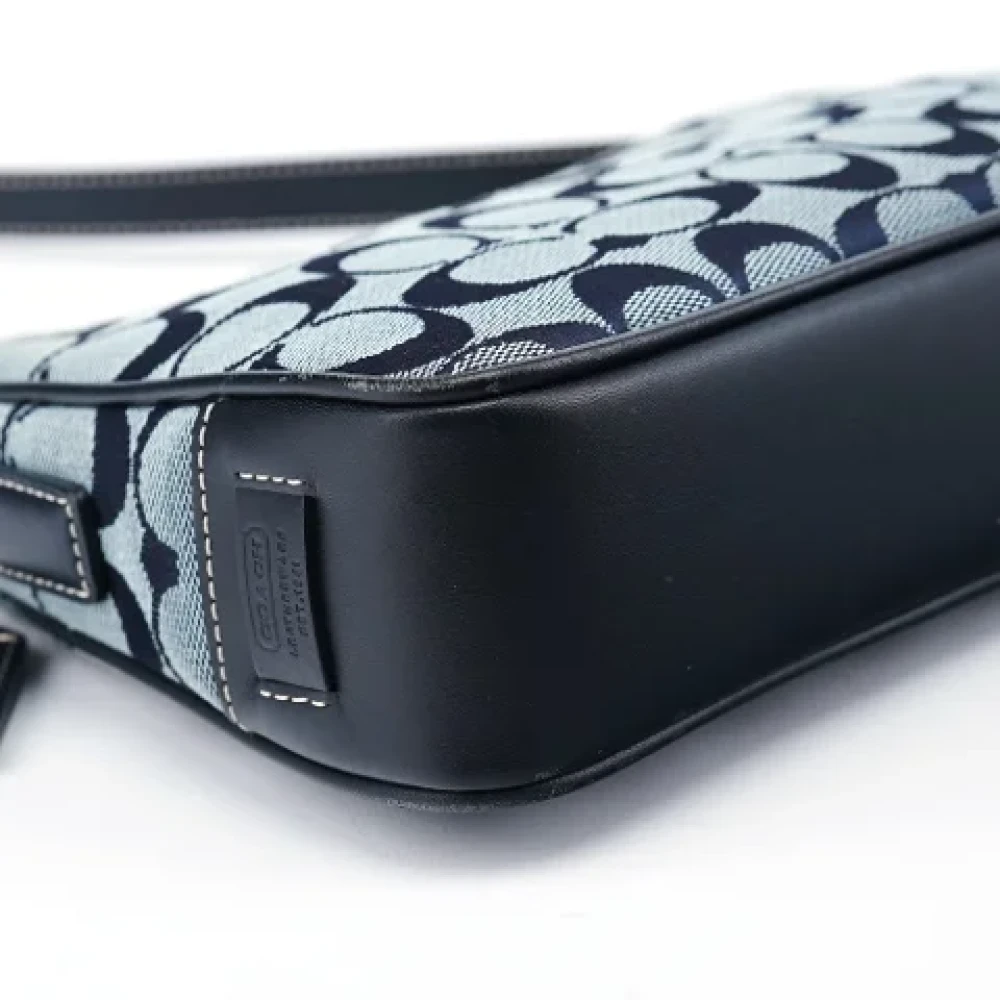 Coach Pre-owned Leather handbags Blue Dames