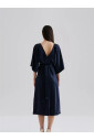 robe-midi-en-satin-a-col-en-v