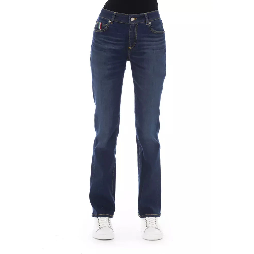 Baldinini Tijdloze Regular Jeans Elegante Stijl Blue Dames