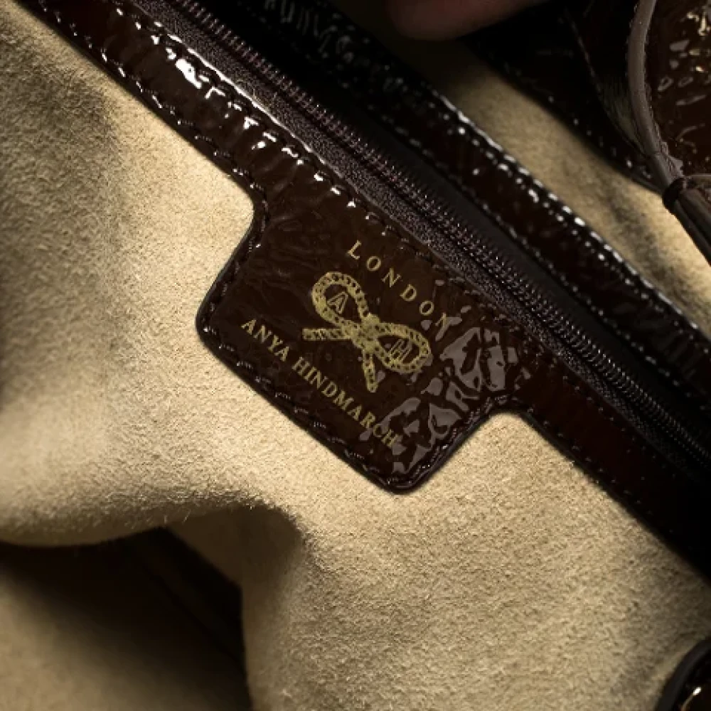 Anya Hindmarch Pre-owned Leather handbags Brown Dames