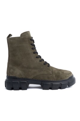green-leather-ankle-boots
