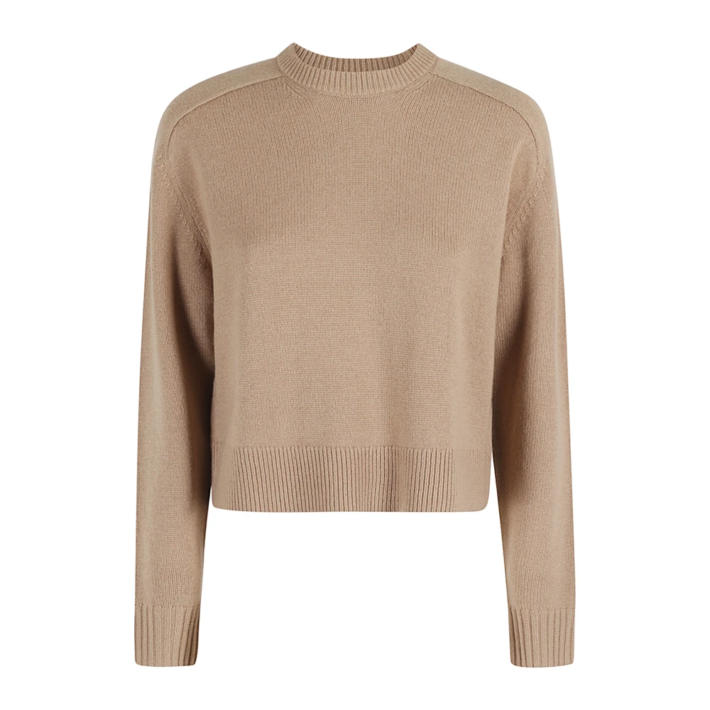 Theory Stijlvolle Cropped Katoenen Broek Brown Dames