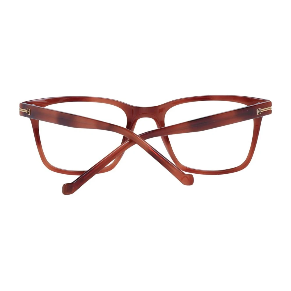 Hackett Rechthoekige Blauwfilter Optische Monturen Brown Heren