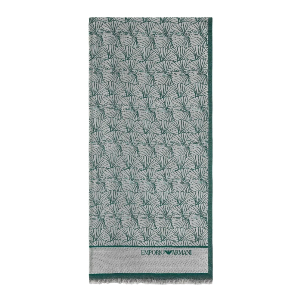 Emporio Armani Jacquard Patroon Sjaal Collectie Multicolor Dames