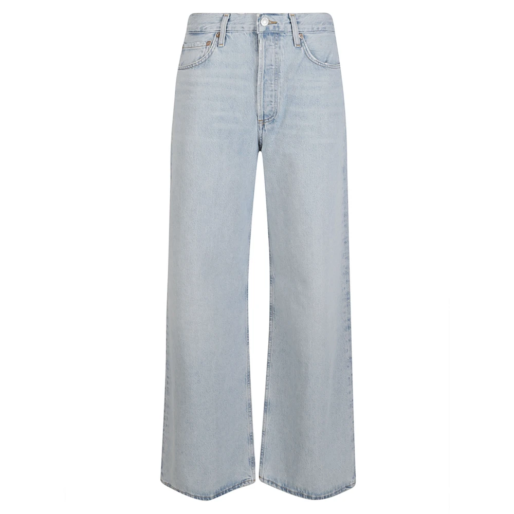 Agolde Women's Blue Wide Jeans, W25, Wide Jeans