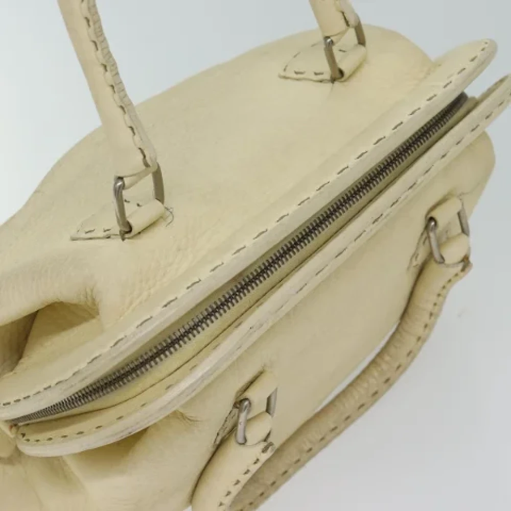Fendi Vintage Pre-owned Canvas handbags Beige Dames